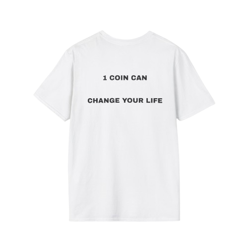 1 coin cotton Tee