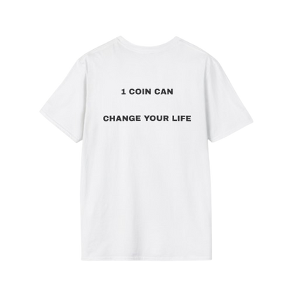 1 coin cotton Tee