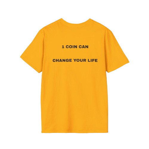 1 coin cotton Tee