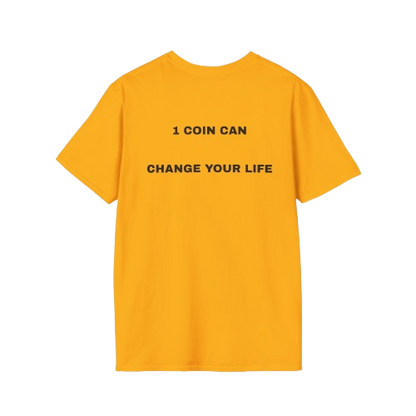 1 coin cotton Tee