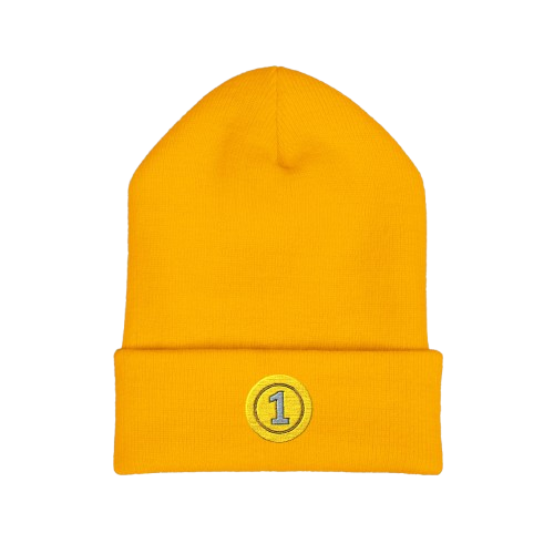 1 coin cooton beanie